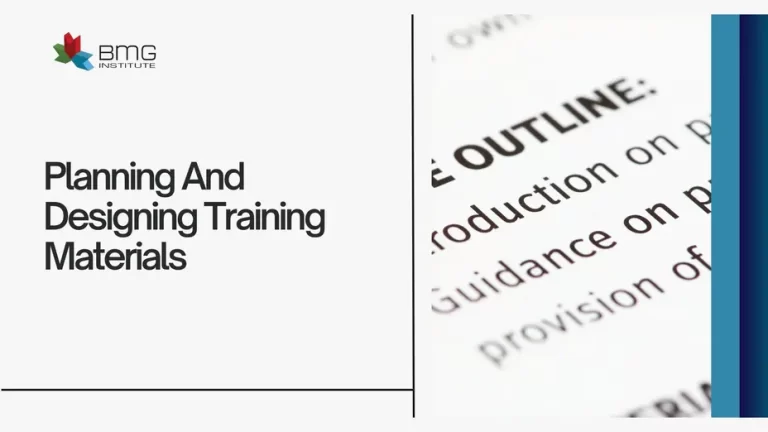 Planning And Designing Training Materials