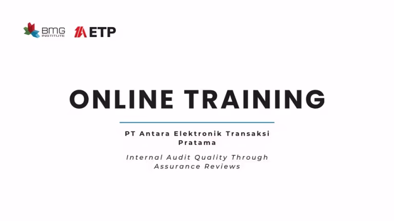 Pelatihan Internal Audit Quality Through Assurance Reviews PT Antara Elektronik Transaksi Pratama
